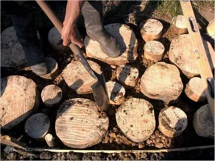 Cărări de grădină din copac, cu propriile sale mâini - piese din lemn (poze) (lemn) Cărări de grădină din copac, cu propriile sale mâini - piese din lemn (poze)
