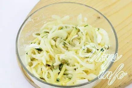 Salata mai delicioase cu calmari și castravete reteta cu fotografie (ou) Salata mai delicioase cu reteta calmar și castravete cu o fotografie