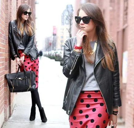 Din ceea ce sa poarte jacheta din piele neagră (jacheta) Din ceea ce sa poarte jacheta din piele neagră