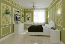 Muluri în interior pentru a separa tapet ca lipici pe perete, decorarea și foto este împărțit