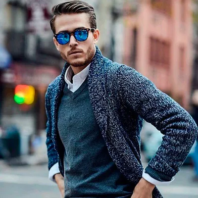 Moda 2017 - cum să poarte bărbați Cardigan (Cardigan) Moda 2017 - cum să poarte cardigan bărbați