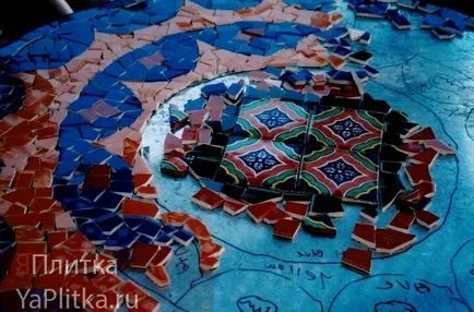 Mozaic cu mâinile sale, foto, video (foto) Mozaic cu mâinile sale, foto, video