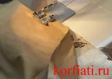 Față de masă cu propriile lor mâini - o clasă de master pe școală de cusut
