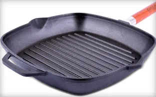 Grill tigaie cum să se aleagă și să se pregătească ei, cea mai bună revizuire de la Tefal, biol, Gipfel și Lodge