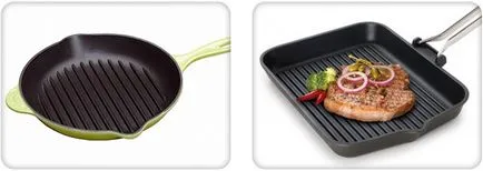Grill tigaie cum să se aleagă și să se pregătească ei, cea mai bună revizuire de la Tefal, biol, Gipfel și Lodge