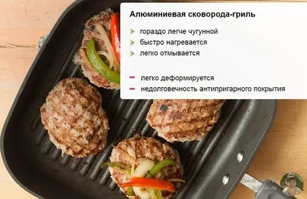 Pan-gratar pentru a utiliza și ce să aleagă pentru casa