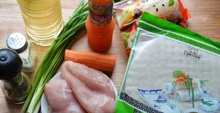 rulouri de primăvară, patru interne turn-the-counter (patru) rulouri de primăvară, pas cu patru acasă cu reteta pas