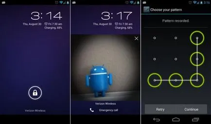 Metode de blocare de pe ecran „Android“