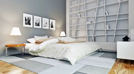 bucatarie Tech interior, camera de zi, dormitor (38 poze)