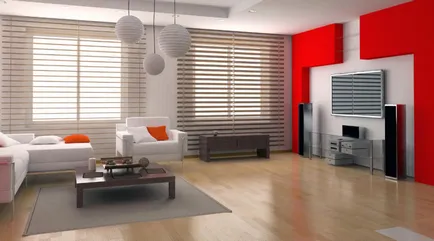 bucatarie Tech interior, camera de zi, dormitor (38 poze)