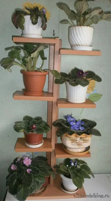 Stand pentru flori cu propriile sale mâini