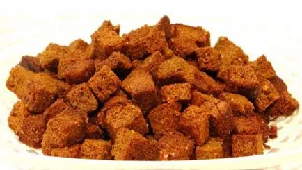 Crutoane în cuptor - Retete cu poze (rețete crackers în cuptor) Crutoane în cuptor - rețete cu fotografii