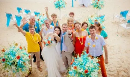 Nunta pe plaja - în special în pregătirea sărbătorii