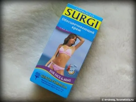 Surgi invisi-bleatch - crema pentru albirea părului de pe față și mâini comentarii