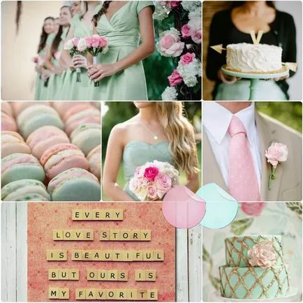 Nunta într-un design elegant, de culoarea piersicii și design modern cu fotografie (design) Nunta într-un design elegant, de culoarea piersicii și design la modă cu fotografii