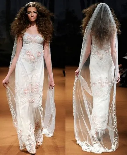 Rochie de mireasa de culoare fildeș, rochii de seara