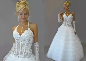 Rochia de mireasa - cu sau fără (rochie corset de mireasa) corset Rochia de mireasa - cu sau fără un corset