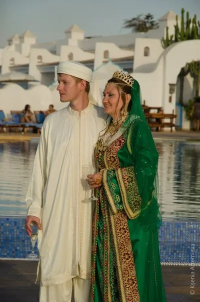 traditii de nunta din Maroc sau de Est basm, în realitate,