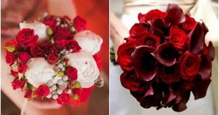 Buchet de trandafiri rosii - opțiuni pentru a se combina cu alte culori, fotografii (Rose) Buchet de trandafiri rosii - opțiuni pentru a combina cu alte culori, fotografii