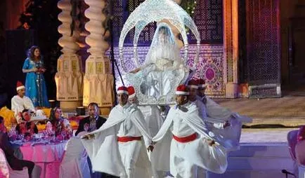 traditii de nunta din Maroc sau de Est basm, în realitate,