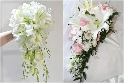 Buchet de orhidee in combinatie cu alte culori