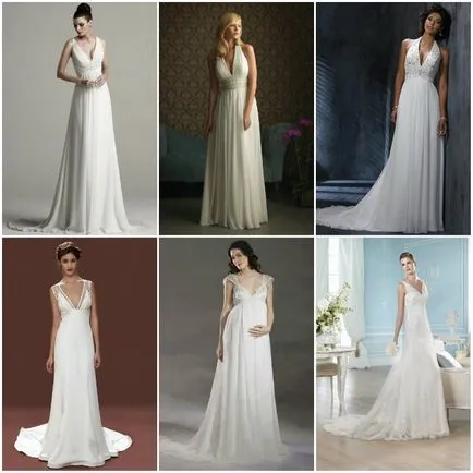 Rochii de mireasa in stilul Empire - cele mai populare modele si stiluri de 2017 și accesorii aferente, fotografie