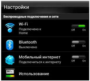Telefon ca o configurare router WiFi, recomandări, fotografii