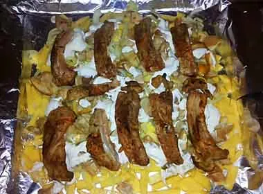 Carne de porc la cuptor cu legume