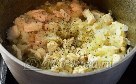 pui Compot reteta pas cu pas (10 imagini) (reteta varza cu carne de pui) varză Fiert cu pas reteta de pui cu pas (10 poze)
