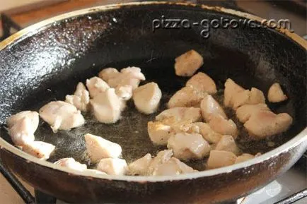 varză cu carne de pui fiert - reteta cu fotografii