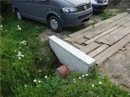 Conducta în șanț la sosirea la selectarea site-ului, instalarea cu propriile lor mâini