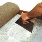 De stabilire covor de stabilire podea de lemn, care se întinde pe bandă