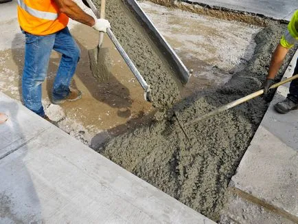 De stabilire pe beton cu mâinile lor instrucțiuni complete