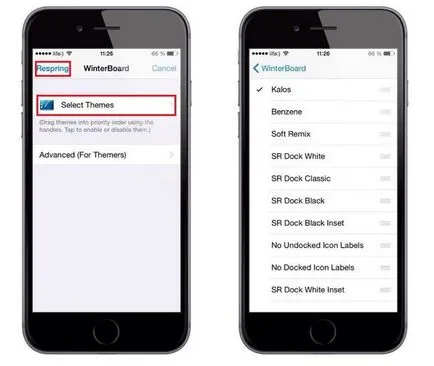 Tweek Winterboard sau instala teme de pe iPhone sau iPad, știri iPhone, iPad și Mac