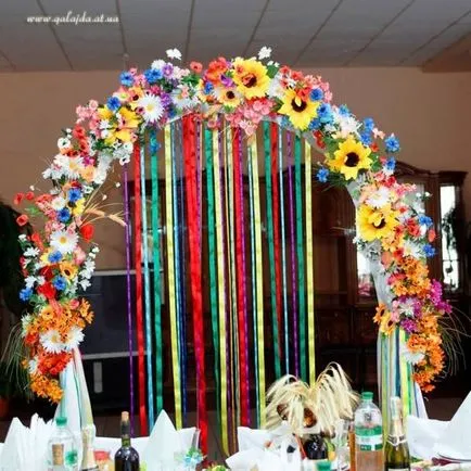 Decorați un arc de nunta cu Masterclass mâinile lor cu fotografii și video
