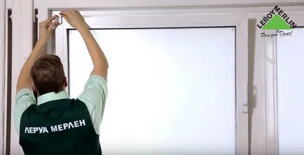 Instalarea de jaluzele pentru ferestre din plastic foto, instrucțiuni video de