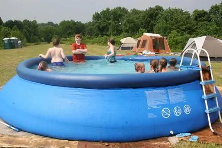 Selectați piscina pentru a da