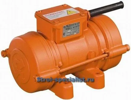 Vibrator de masă cu mâinile sale - versiuni de producție (tabelul vibrații) Vibrator de masă cu mâinile sale - versiuni de producție