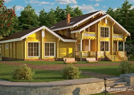 În ce culoare pentru a picta casa din lemn (vopsea) În ce culoare pentru a picta casa din lemn