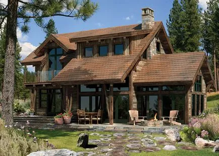 În ce culoare pentru a picta casa de lemn (culoare) În ce culoare pentru a picta casa din lemn