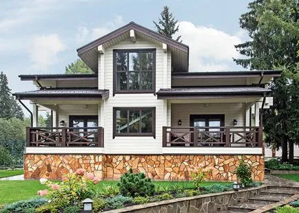 În ce culoare pentru a picta casa de lemn (culoare) În ce culoare pentru a picta casa din lemn