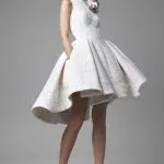 Ținutele pentru fashioniste - în fața scurt, în spatele lung