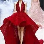Ținutele pentru fashioniste - în fața scurt, în spatele lung