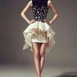 Ținutele pentru fashioniste - în fața scurt, în spatele lung