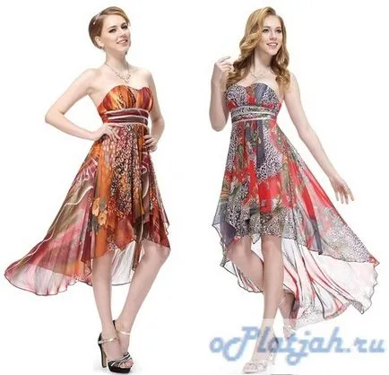 Ținutele pentru fashioniste - în fața scurt, în spatele lung