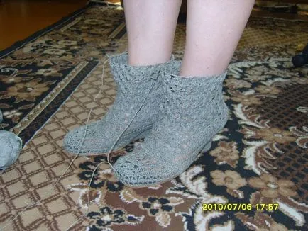 cizme Knit croșetat de vară - Masters Fair - manual, lucrate manual