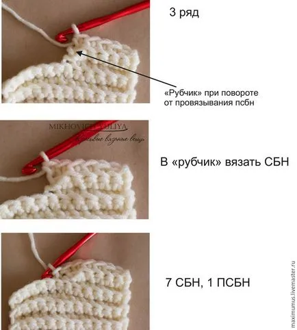 Knit capac Binnie cârlig - Fair Masters - manual, lucrate manual