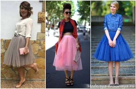 Fusta-2017 - ce să poarte și cine va merge 85 fotografii izbitoare (tutu tul fusta uzura fotografie de moda 2017) Fusta-2017 - ce să poarte și cine va merge 85 fotografii izbitoare