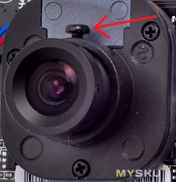 Înlocuirea modulului camerei în camera ip stradă pe FullHD