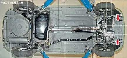 apărătoare de noroi motor de substituție pe Kalina (apărătoare) Înlocuirea apărătoarea de noroi a motorului la Kalina
